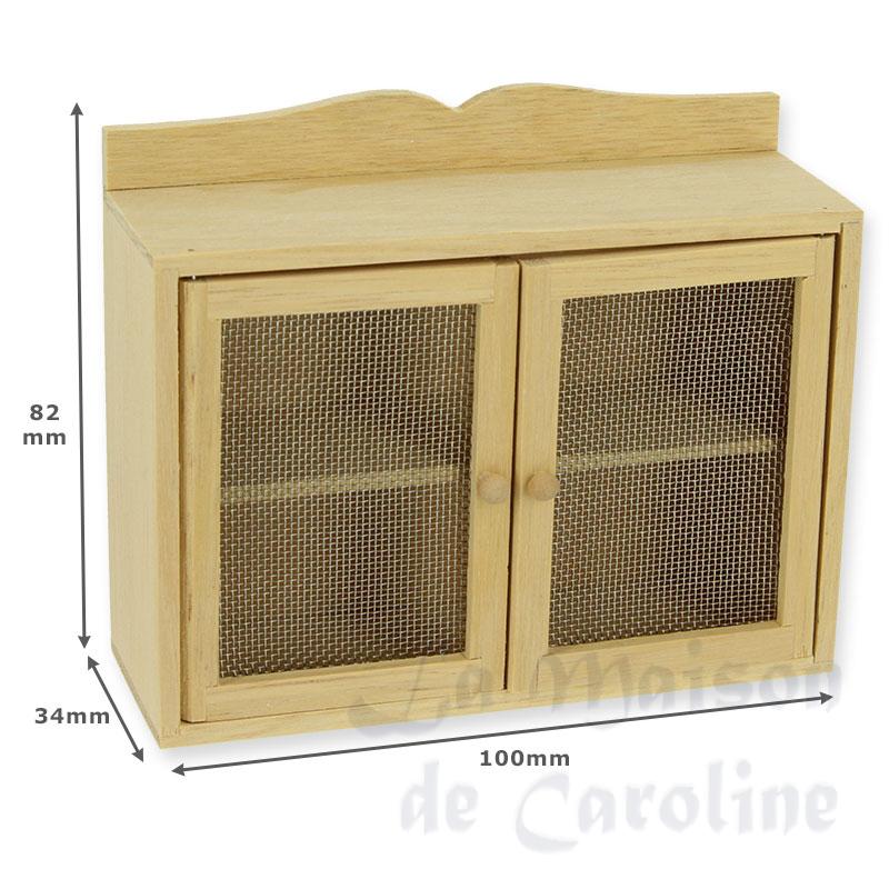 hanging cabinet barewood miniature 1:12 Bilder 1