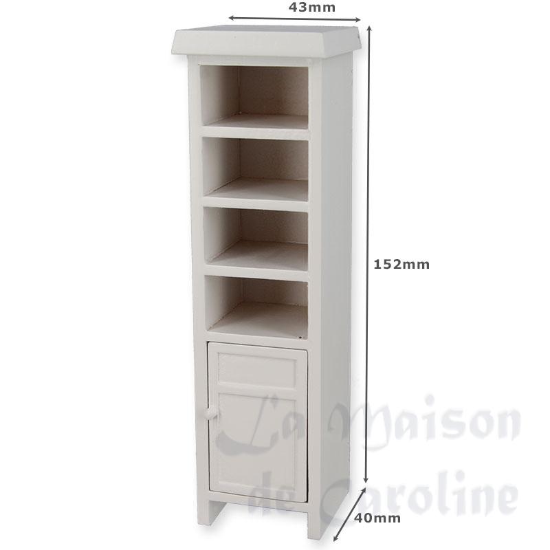 bathroom shelf white miniature 1:12 Bilder 1