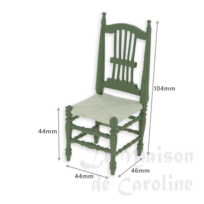 chair green miniature 1:12 Bilder 1