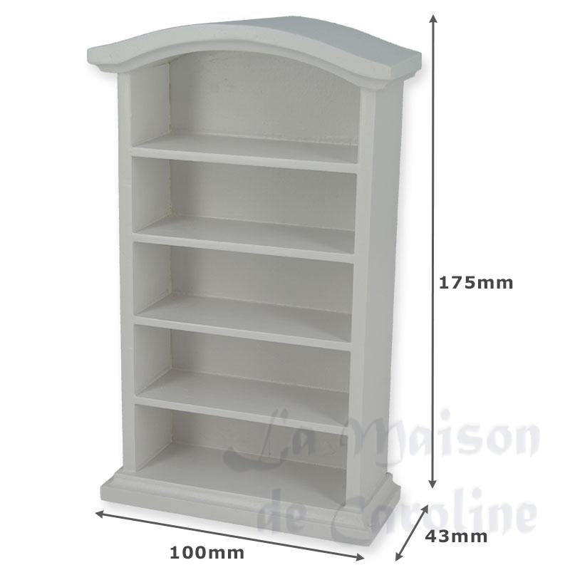 bookcase weiss miniature 1:12 Bilder 1