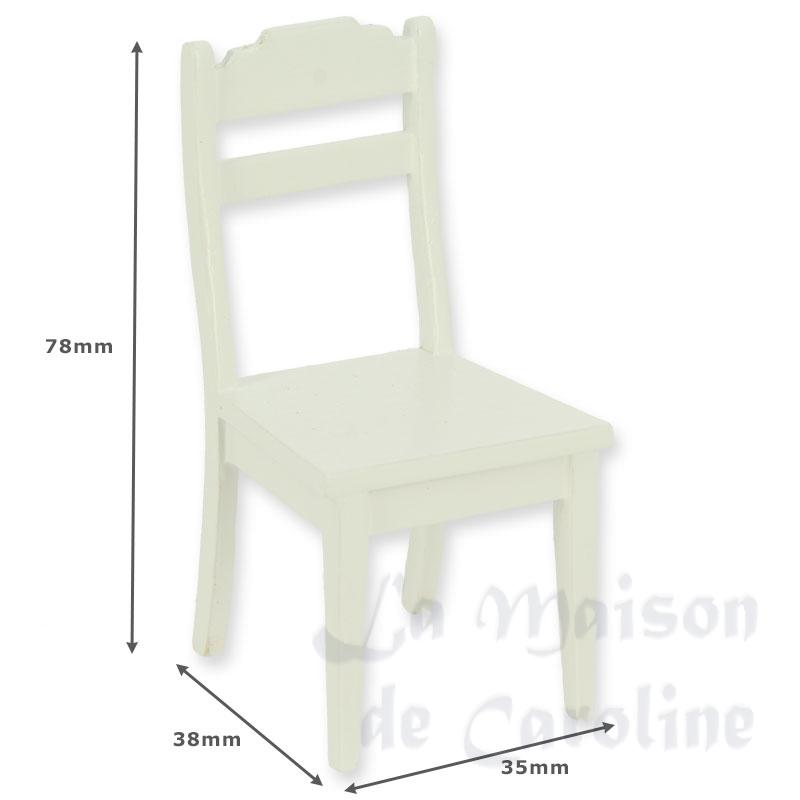 chair white miniature 1:12 Bilder 1