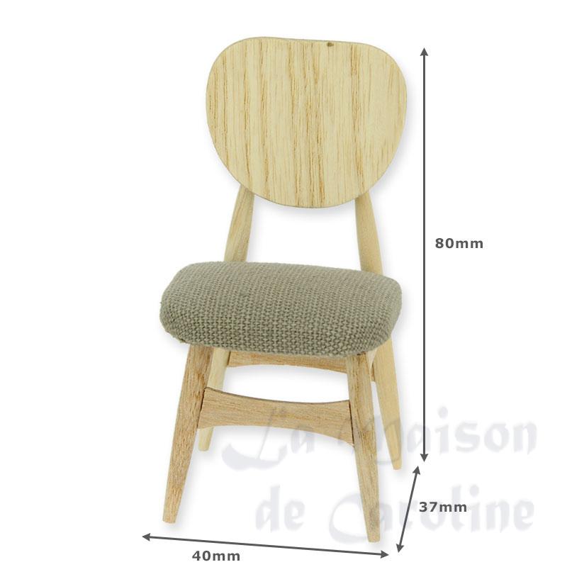 modern chair ashwood miniature 1:12 Bilder 1