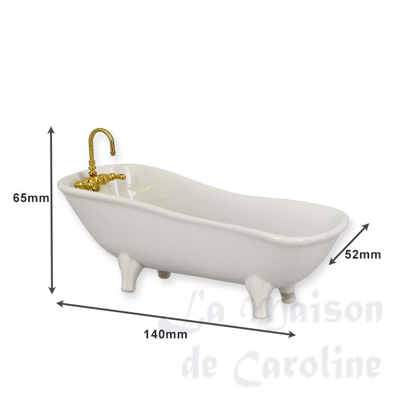 bath room set 4 pc all white miniature 1:12 Bilder 2