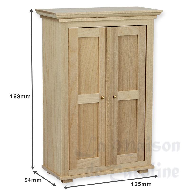 large dresser bare wood miniature 1:12 Bilder 1