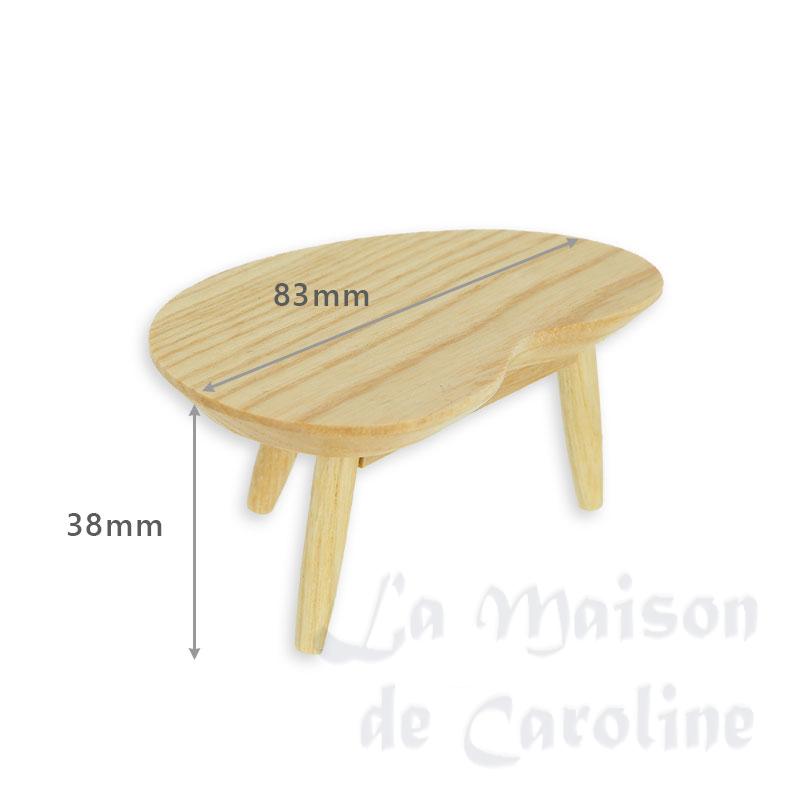 tea table ashwood varnish miniature 1:12 Bilder 1