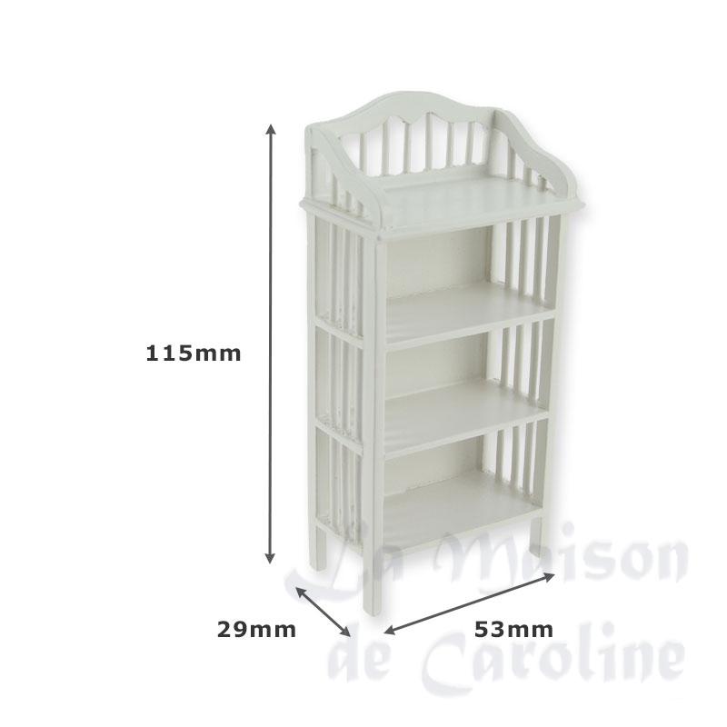 baby rack white miniature 1:12 Bilder 1