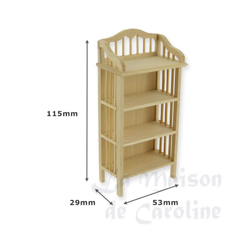 baby rack unstained miniature 1:12 Bilder 1