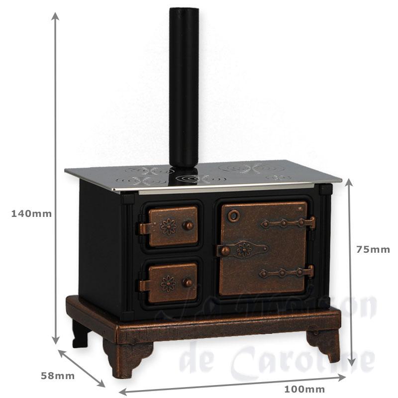 metal furnace black miniature 1:12 Bilder 1