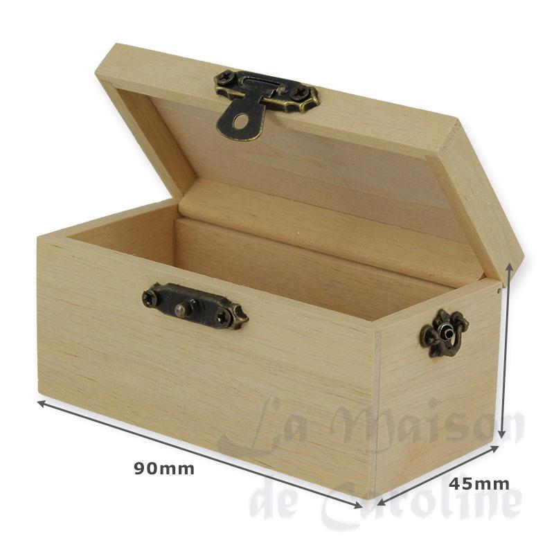 chest trunk unstained miniature 1:12 Bilder 1