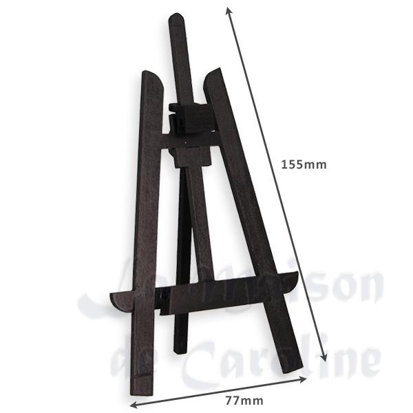 easel black miniature furniture 1:12 photo 2