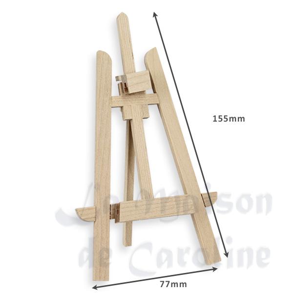 easel bare wood miniature furniture 1:12 photo 2 easel bare wood miniature furniture 1:12 photo 2