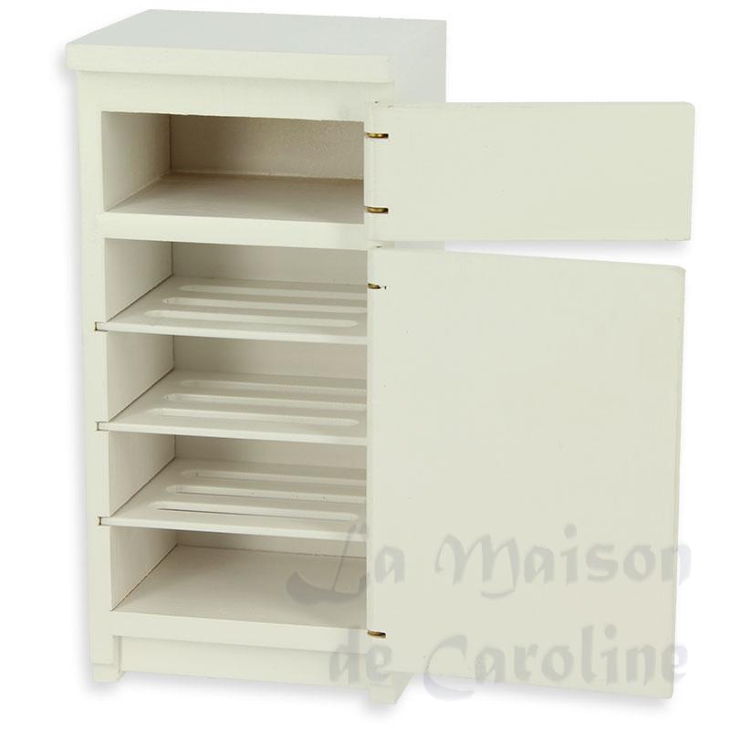 kitchen fridge white miniature 1:12 Bilder 2