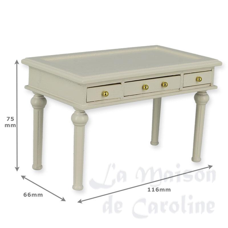 louis xvi desk ivory miniature 1:12 Bilder 1