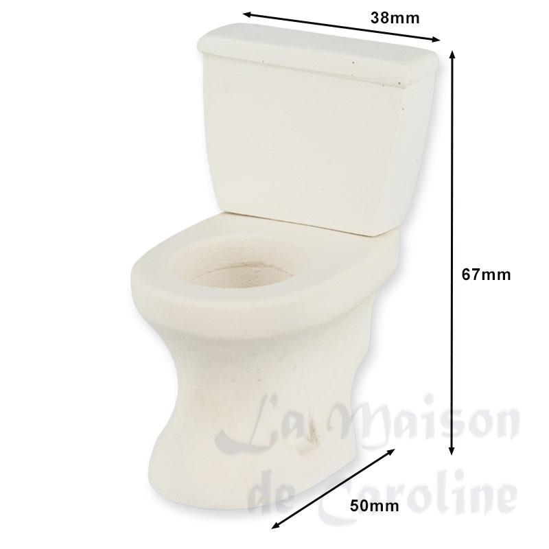 white wc in natural stone miniature 1:12 Bilder 1