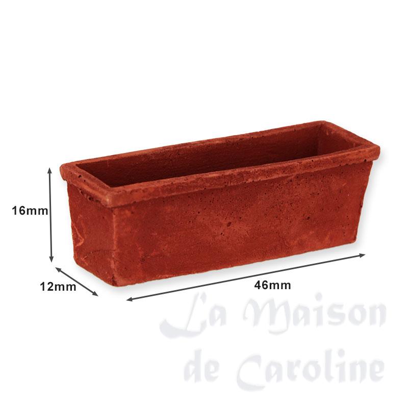 terra cotta flower pot empty miniature 1:12 Bilder 1