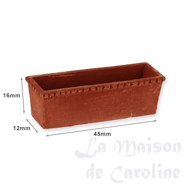 terra cotta flower pot empty miniature 1:12 Bilder 1