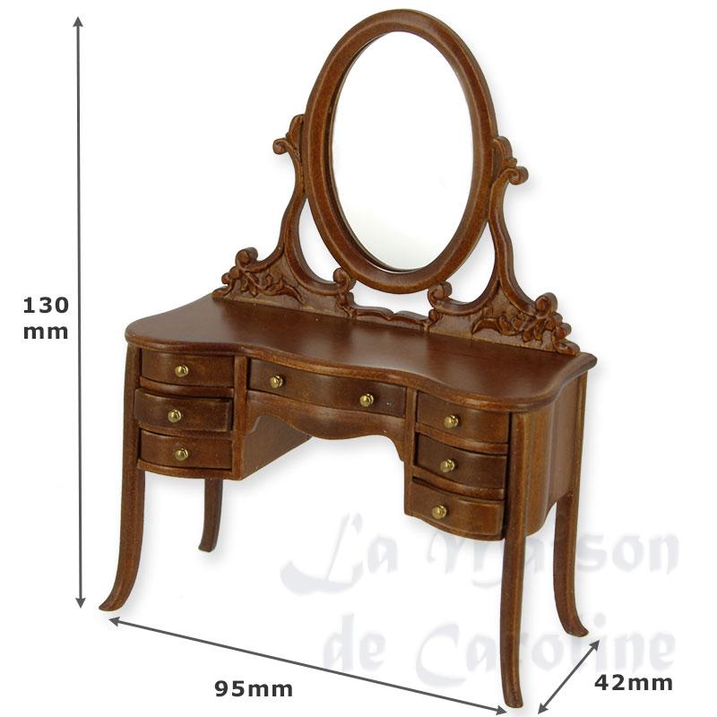 dresser walnut miniature 1:12 Bilder 1