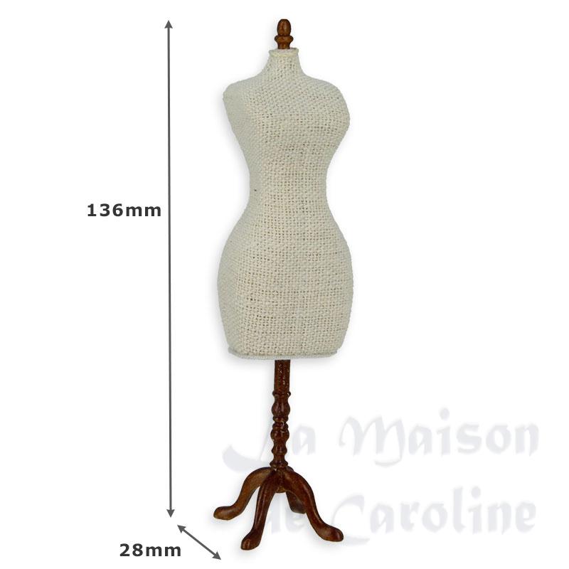 sewing model walnut miniature 1:12 Bilder 1