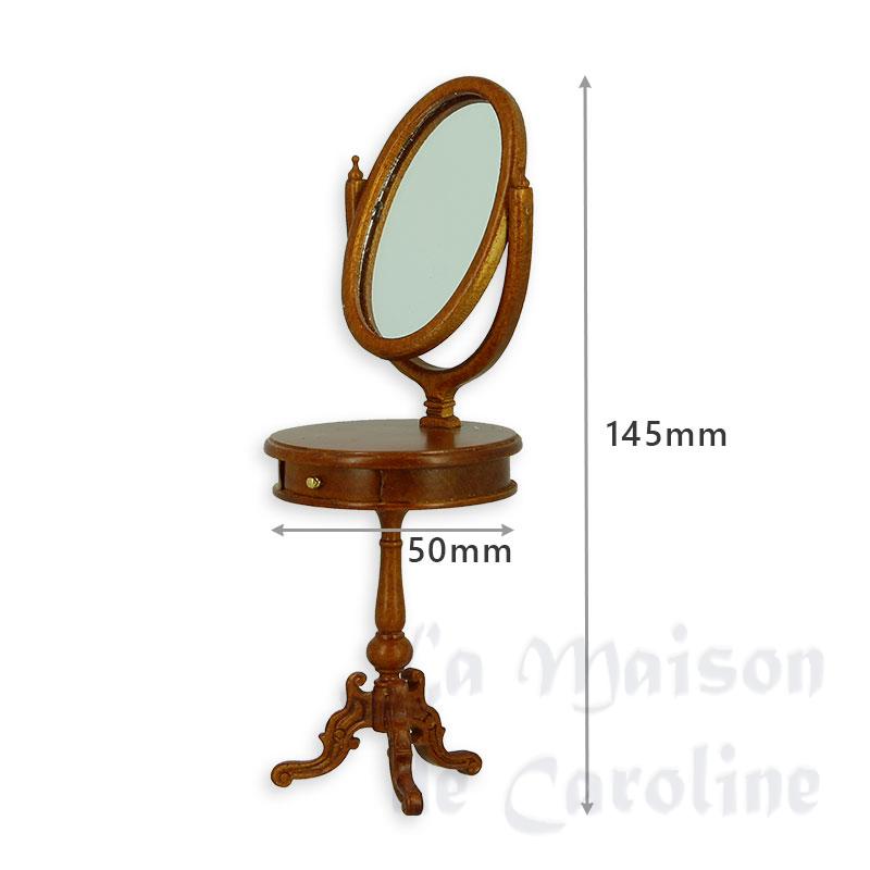 round table with miror miniature 1:12 Bilder 1