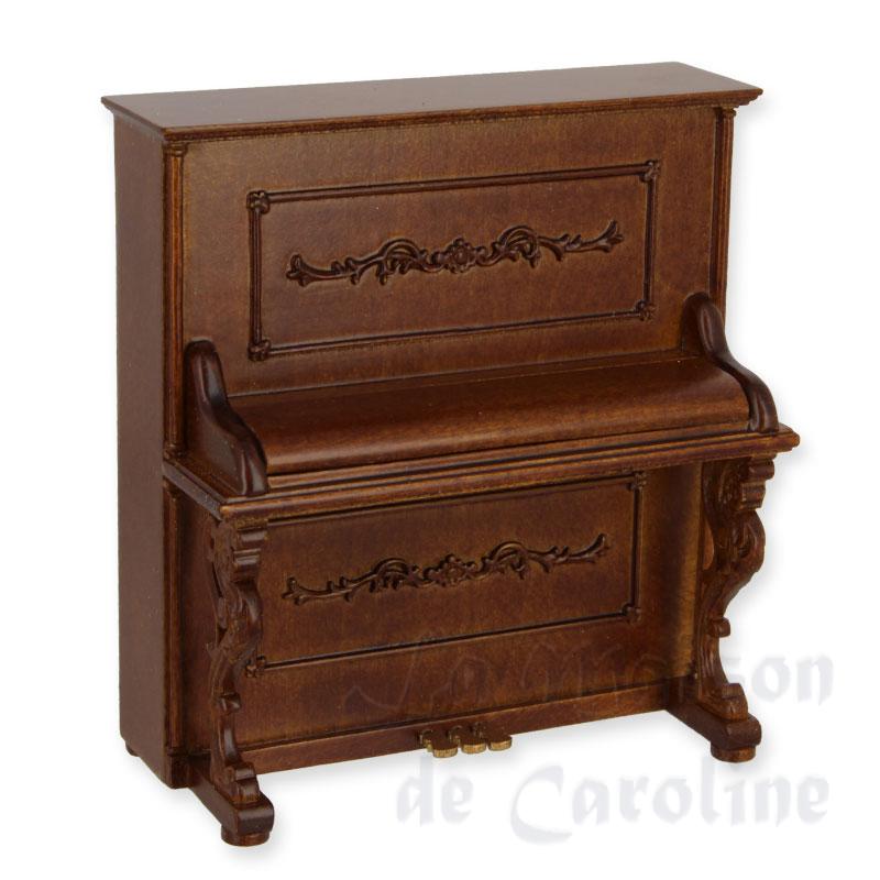 piano walnut miniature 1:12 Bilder 2