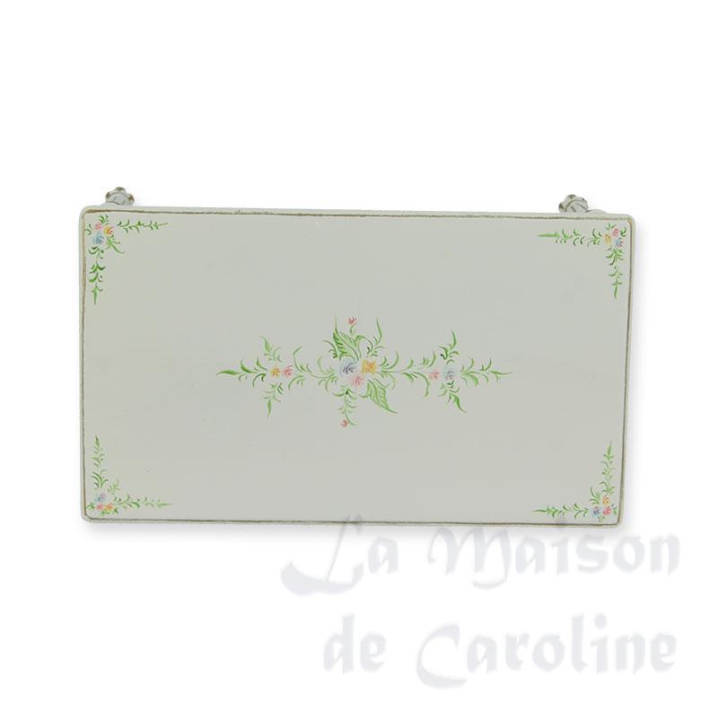 table louis xvi ivory flowers miniature 1:12 Bilder 2