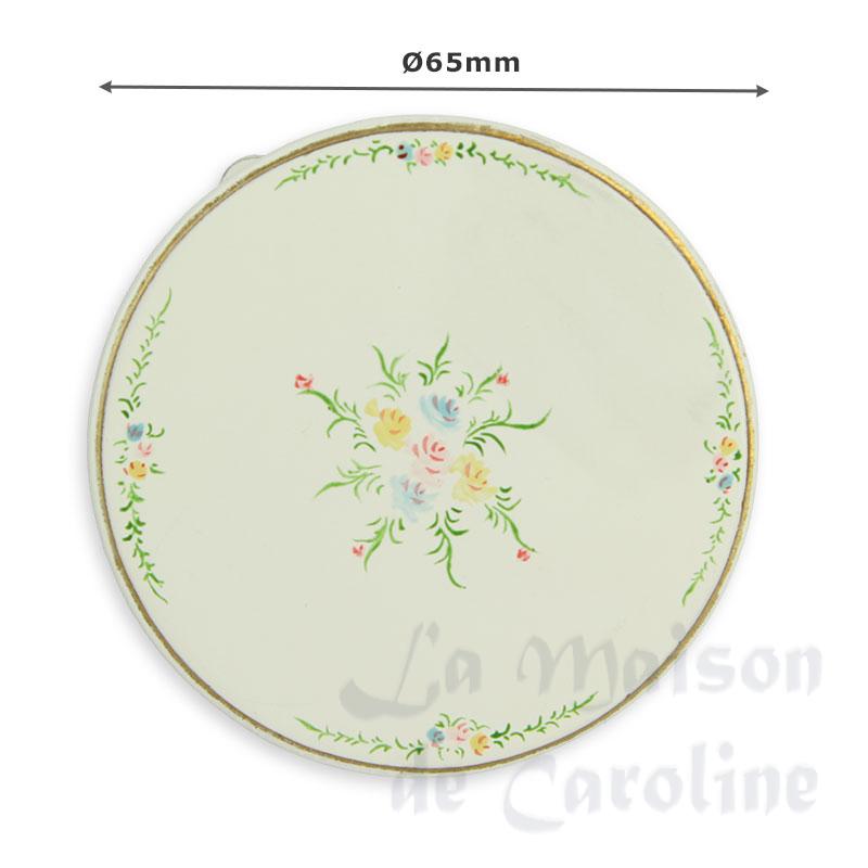 tee table ivory flowers miniature 1:12 Bilder 2
