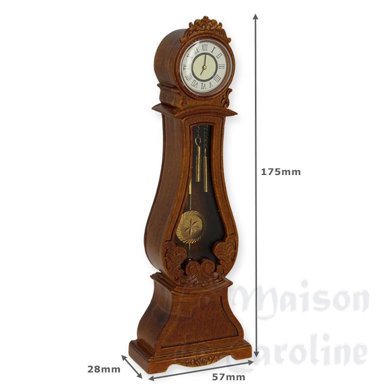 howard miller clock l.philippe walnut miniature 1:12 Bilder 1