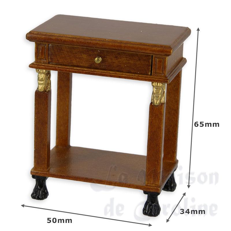 bedstand empire style miniature 1:12 Bilder 1