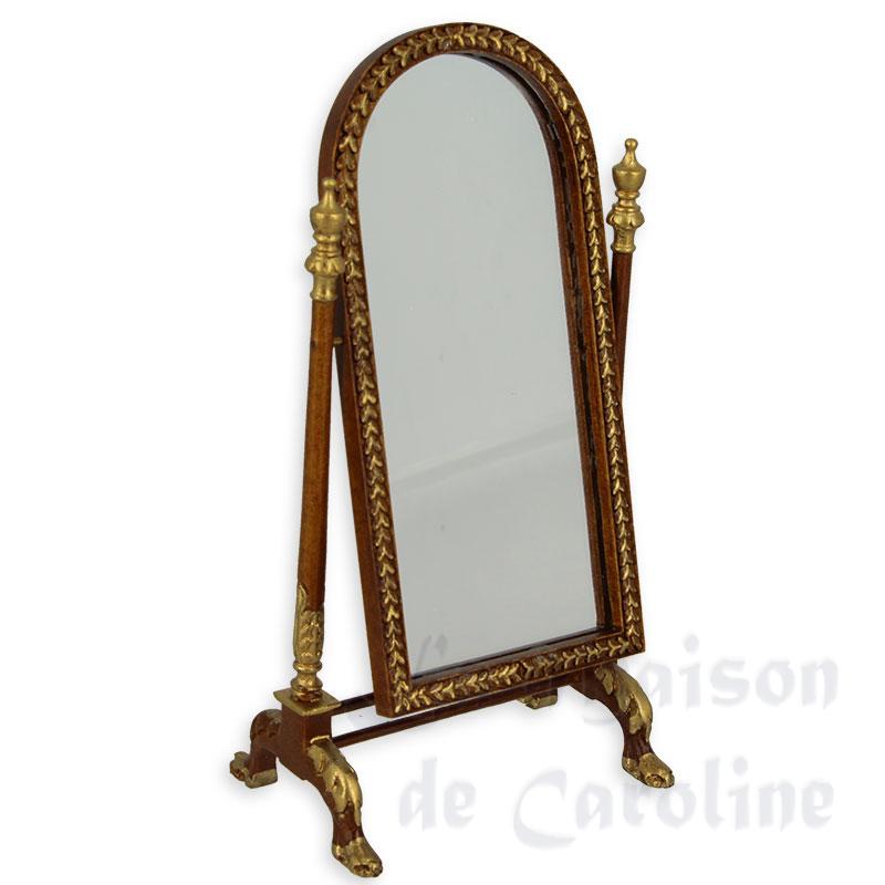 empire style mirror miniature 1:12 Bilder 1