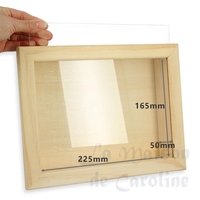 showcase (kit) wood sliding glass miniature 1:12 Bilder 1