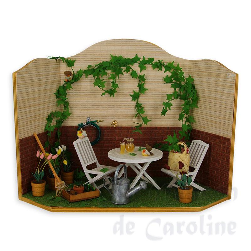 roomdisplay barewood miniature 1:12 Bilder 1
