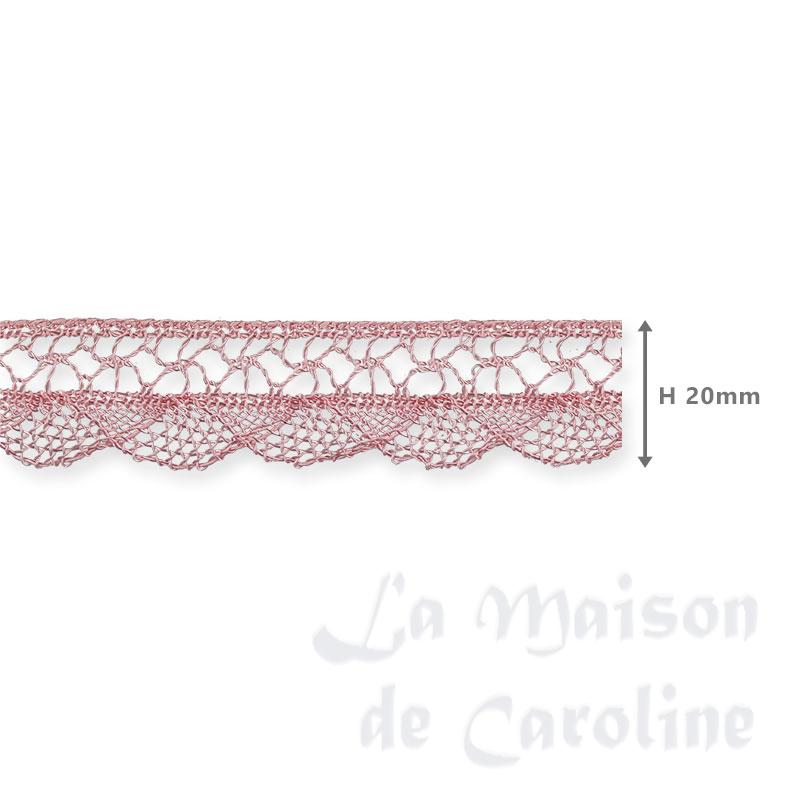 pink lace curtain miniature 1:12 Bilder 1