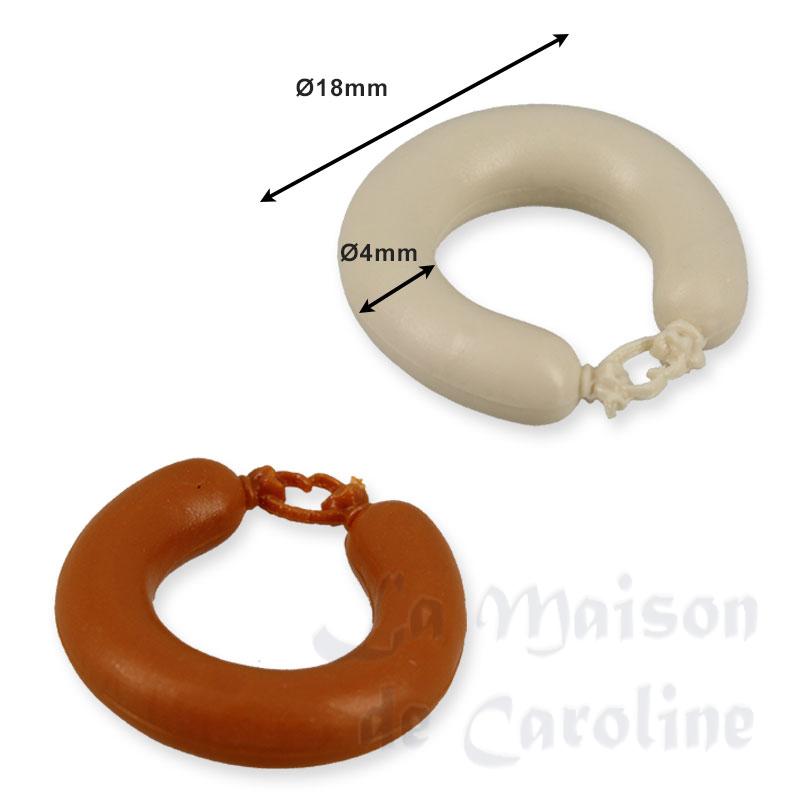 cervelat sausage assorted 1 pc miniature 1:12 Bilder 1