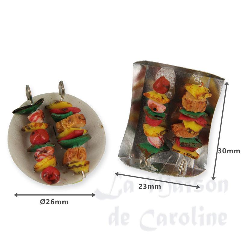 barbecue on plate miniature 1:12 Bilder 1