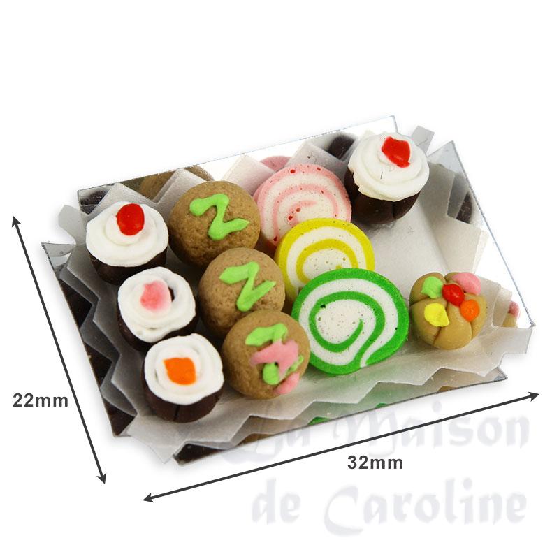 biscuit tray miniature 1:12 Bilder 1
