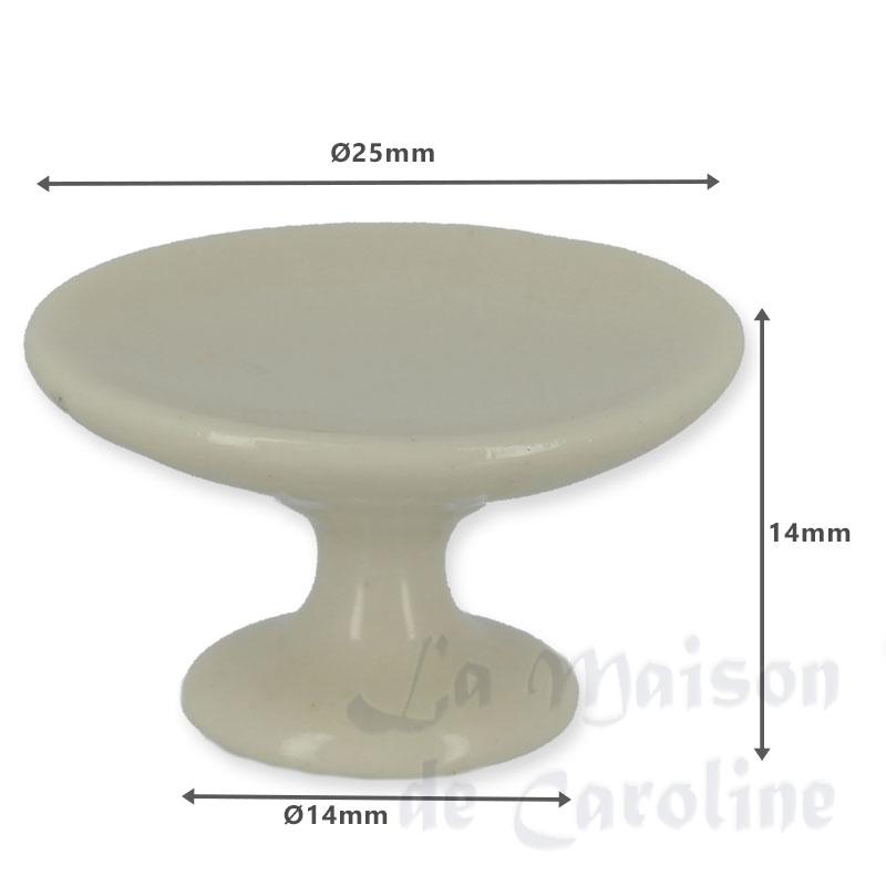 white porcelain plate miniature 1:12 Bilder 1