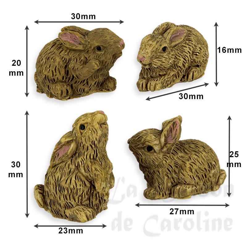 rabbit assorted 1pc miniature 1:12 Bilder 1