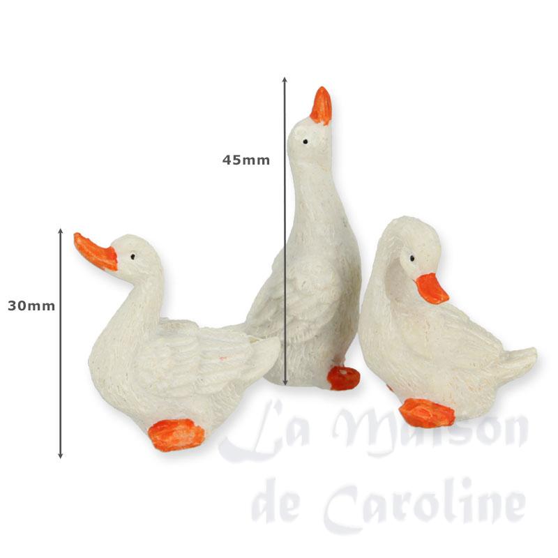 white goose 1 pc miniature 1:12 Bilder 1