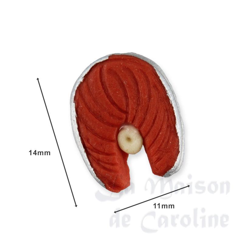 salmon steak miniature 1:12 Bilder 1