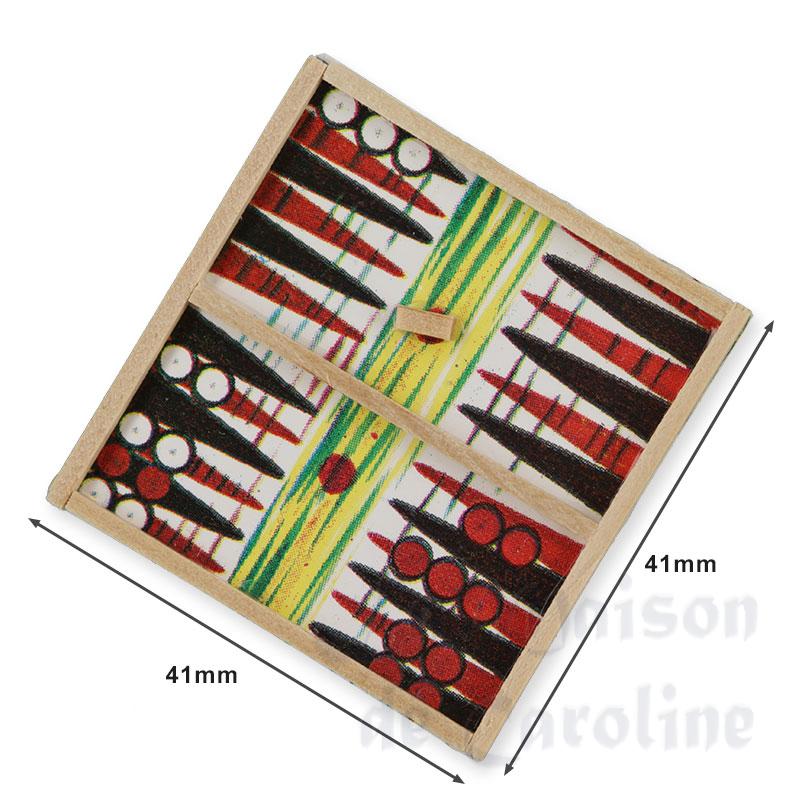backgammon miniature 1:12 Bilder 1