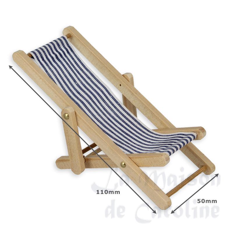 deck chair miniature 1:12 Bilder 1