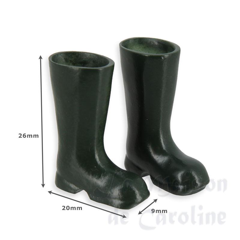 green boots miniature 1:12 Bilder 1