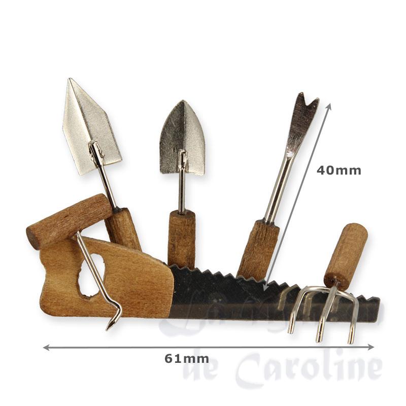6 tools ass. Miniature 1:12 photo 2 6 tools ass. Miniature 1:12 photo 2