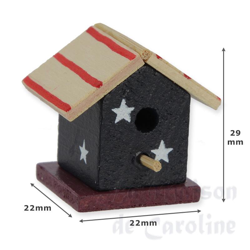 nesting box decorated miniature 1:12 Bilder 1