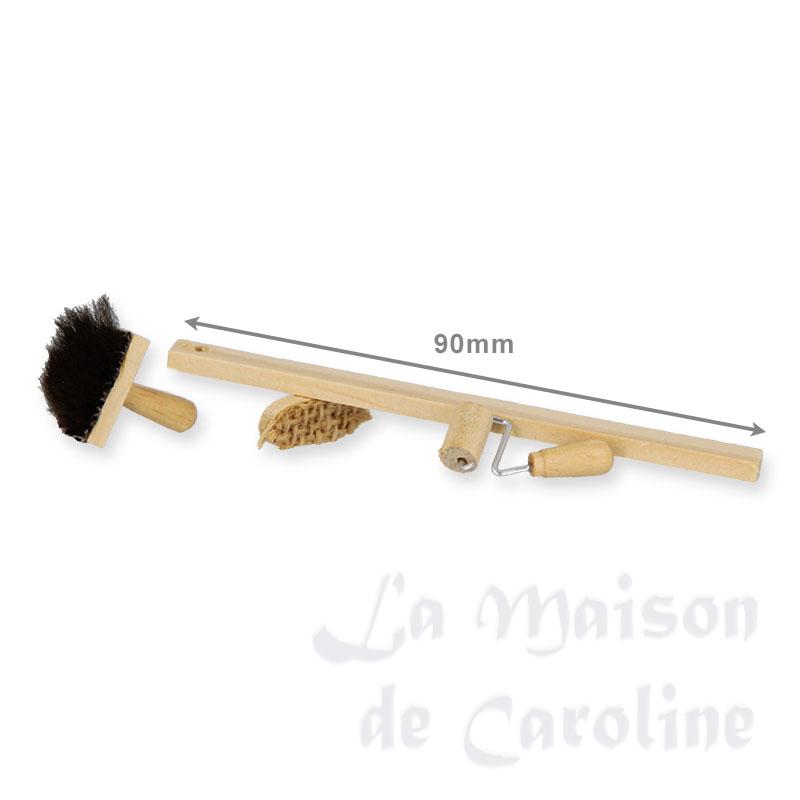 4 painter's tools ass. miniature 1:12 Bilder 1