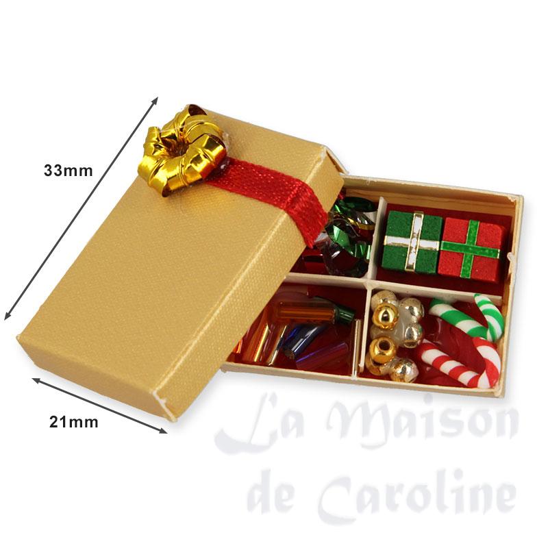 xmas box miniature 1:12 Bilder 1