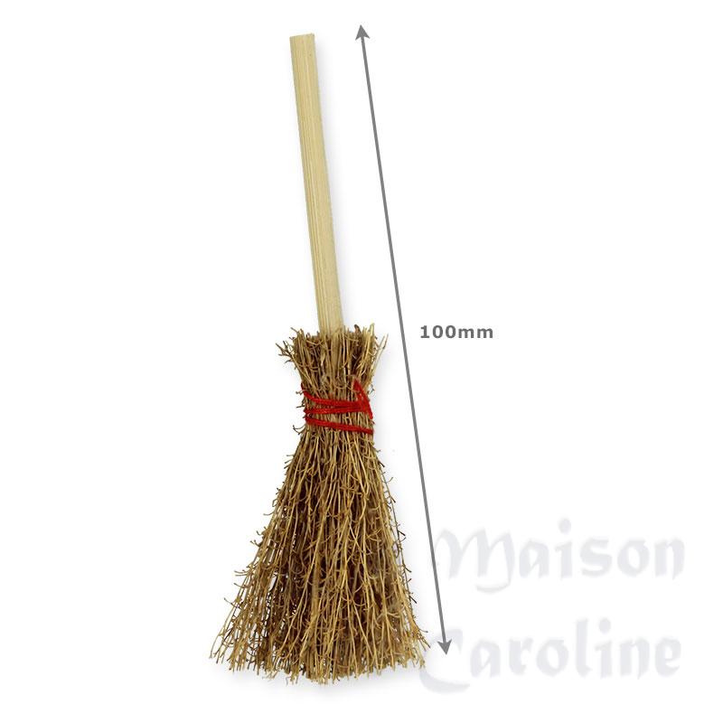 straw broom miniature 1:12 Bilder 1