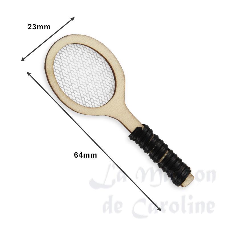 tennis racket miniature 1:12 Bilder 1