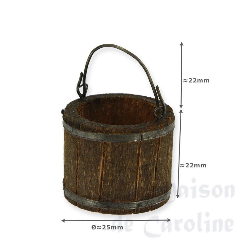 medium bucket Miniature 1:12 photo 2 medium bucket Miniature 1:12 photo 2