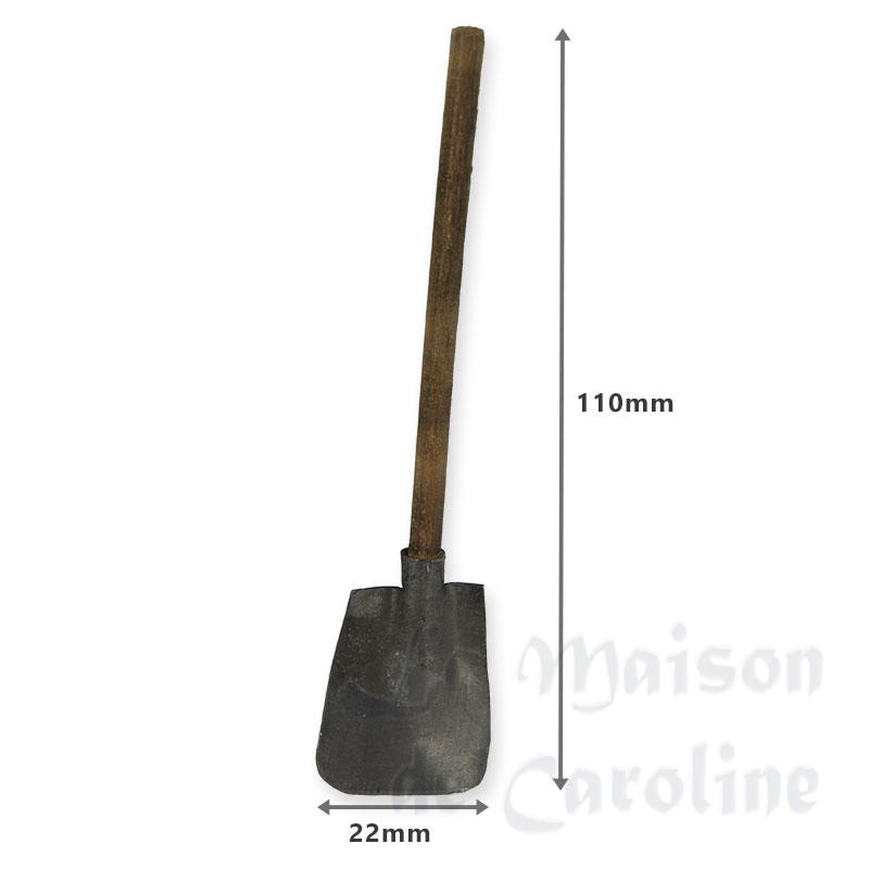 shovel Miniature 1:12 photo 2 shovel Miniature 1:12 photo 2